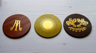 From Concept to Craft: Creating Bespoke Leather Coasters for a Beautiful Wedding