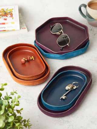Leather Trays