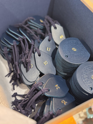 Tiger Eye Cloakroom tags