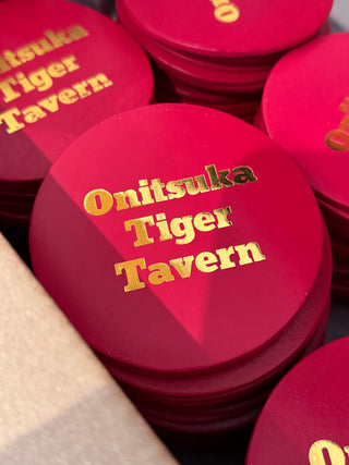 Luxury Gold Foil Leather Bespoke Sample