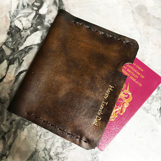 Vintage Style Passport Case