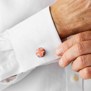 union jack cufflink