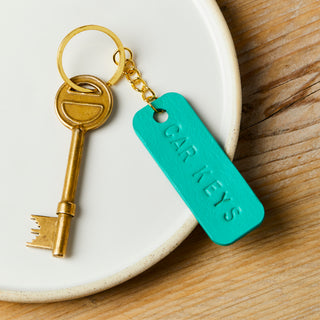 Mother's Day Personalised Painted Leather Keyring