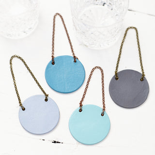 Personalised Leather Bottle Tag