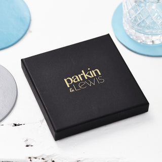 Personalised Hashtag leather Coaster