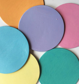 Personalised Hashtag Slogan Leather Coaster