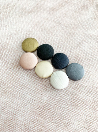 Pure Silk Covered Cufflinks