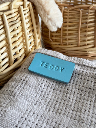 Handmade Personalised Leather Tags, Baby Blanket Tag, Newborn Basket, Welcome Home Gift, Gift For Baby, Baby Hamper Tag.