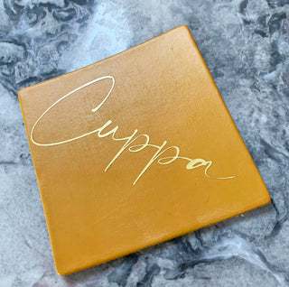 Available in a range of colours, these leather coasters are a great little Father's Day gift for the man who has everything